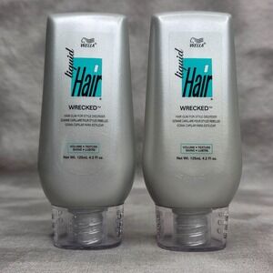 (X2) Wella Liquid Hair Wrecked Hair Gum 4.2 oz